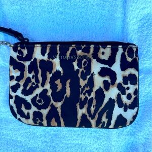 Victorias secret leopard wristlet